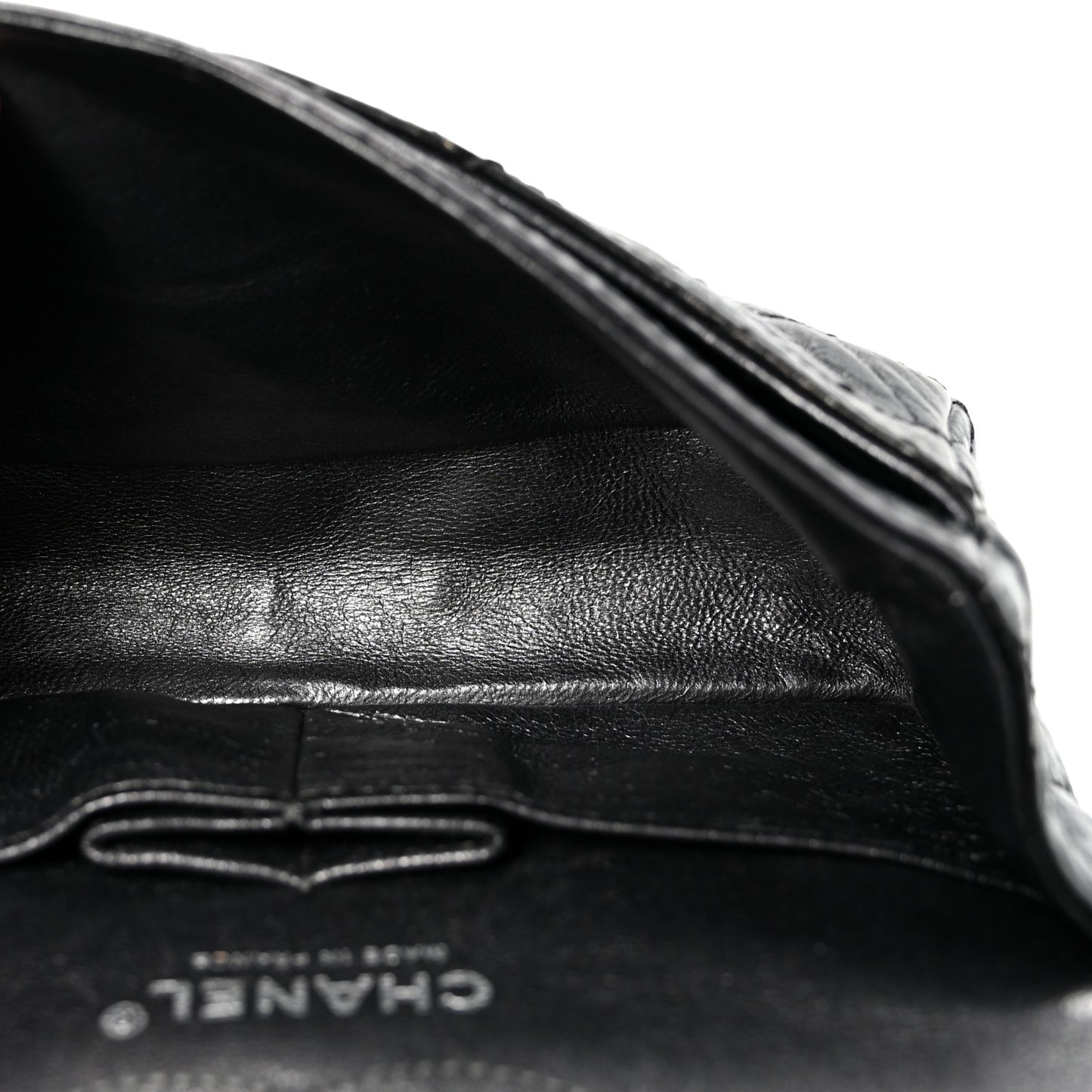 Aged Calfskin Quilted 2.55 Reissue Mini Flap Black