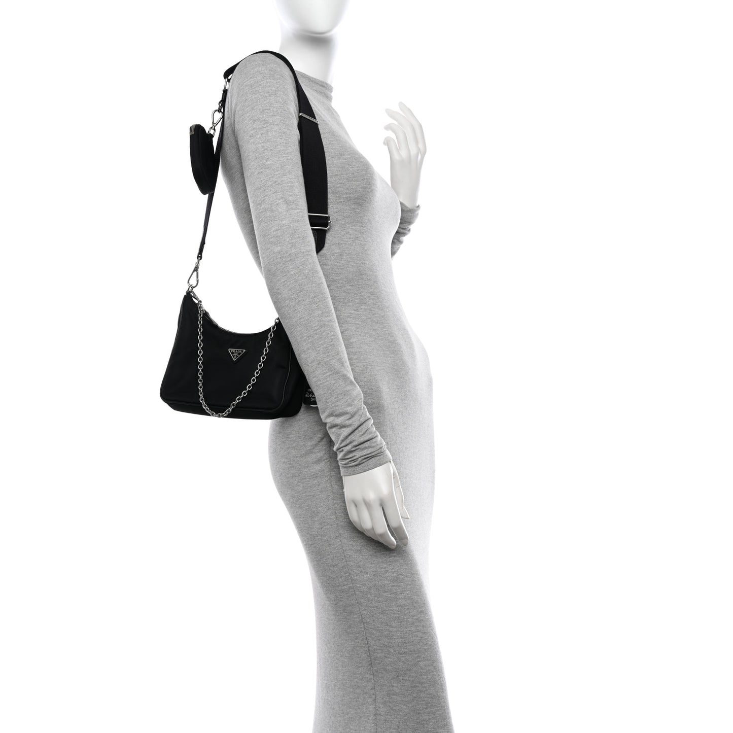 Nylon Re-Edition 2005 Shoulder Bag Black
