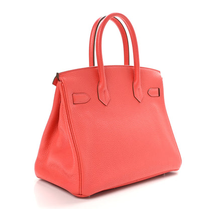 Hermes Taurillon Clemence Birkin 30 Rose Jaipur 3 of 10