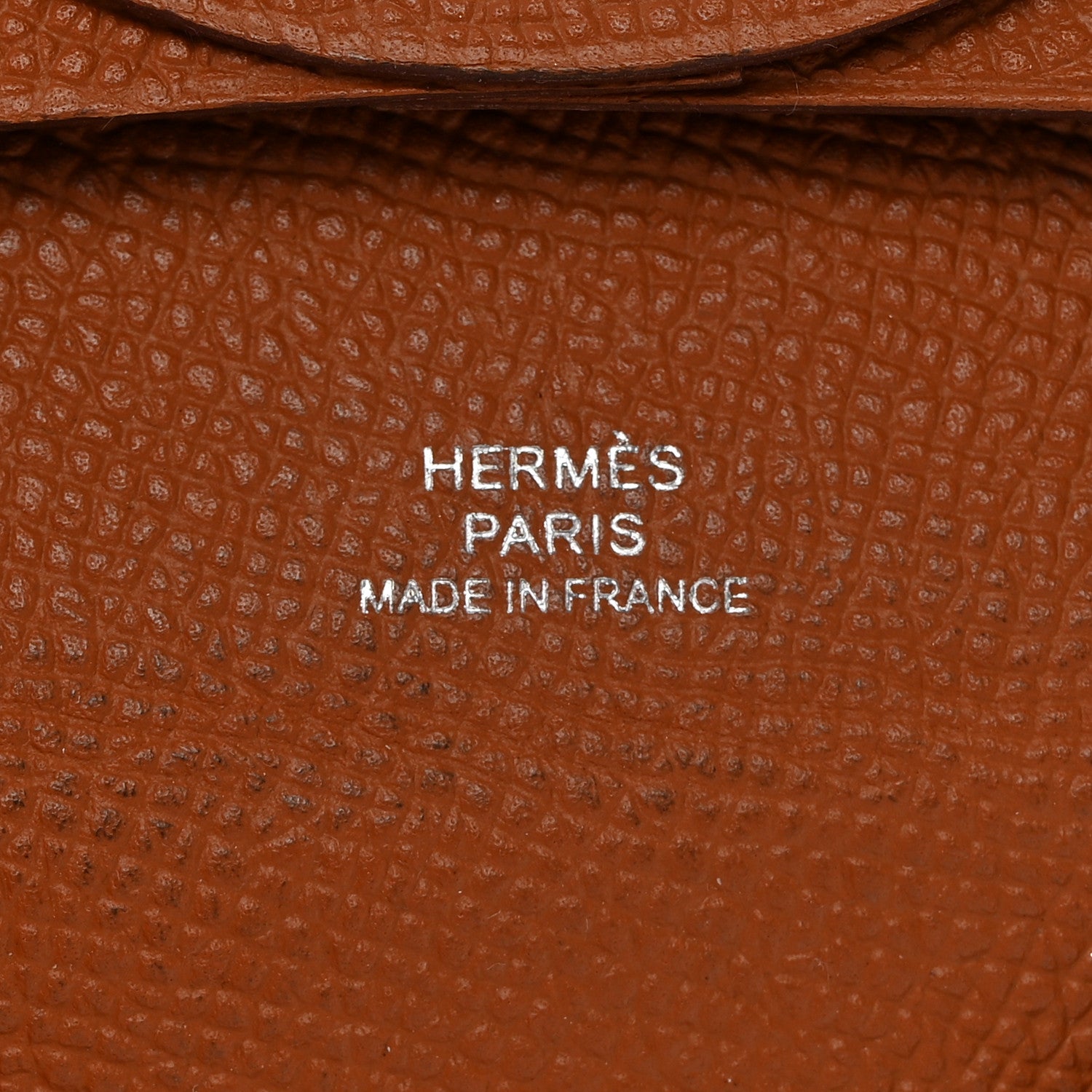 Hermes Epsom Bastia Coin Purse Gold 6 of 7