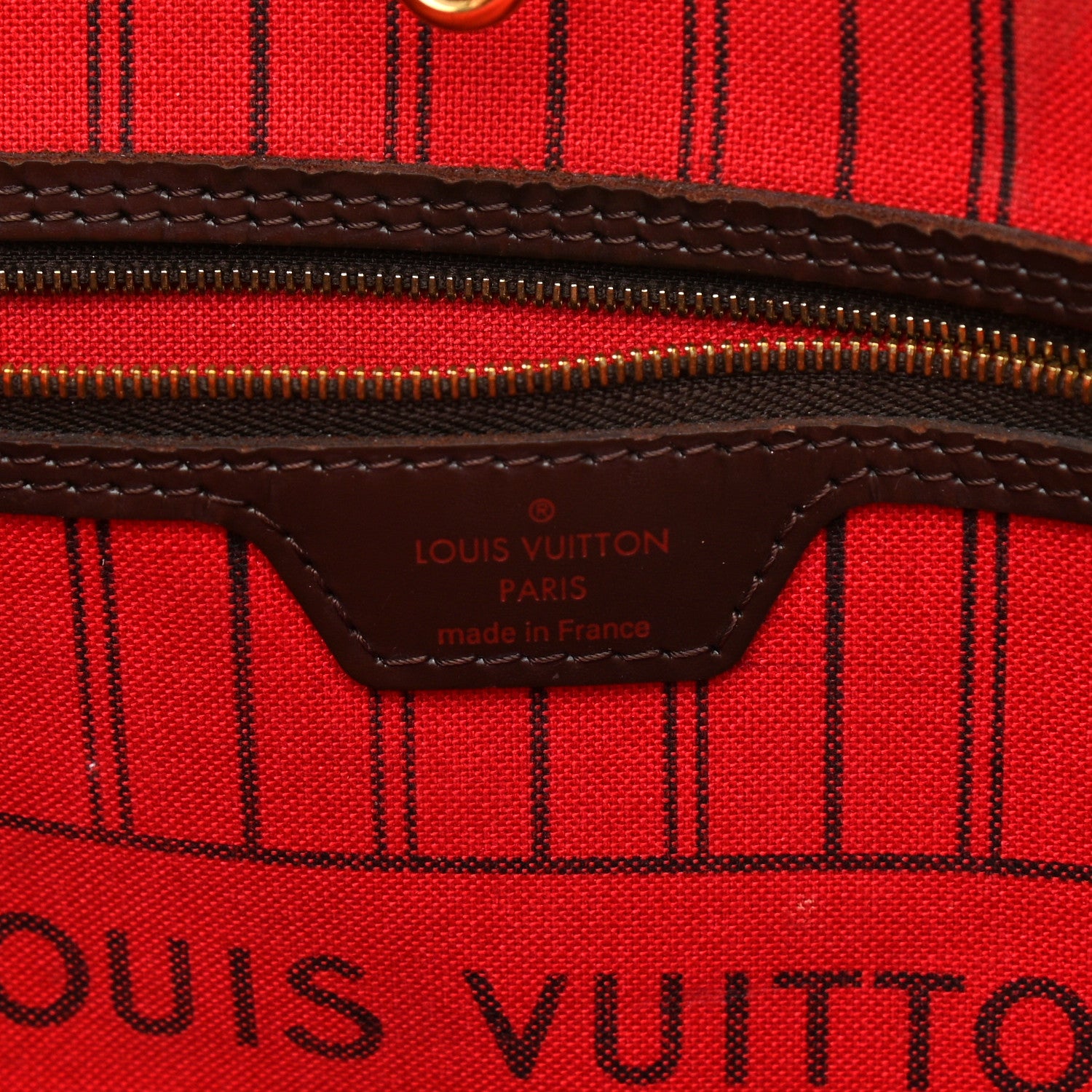 Louis Vuitton Damier Ebene Neverfull MM 6 of 12