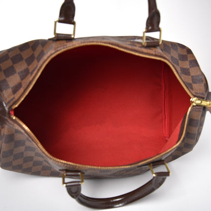 Louis Vuitton Damier Ebene Speedy 35 5 of 11