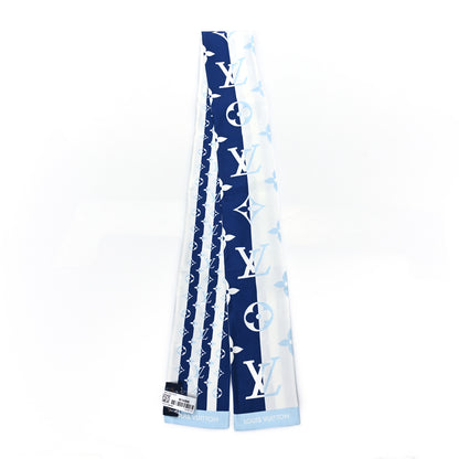 Louis Vuitton Silk Monogram Parasol Bandeau Blue 2 of 3