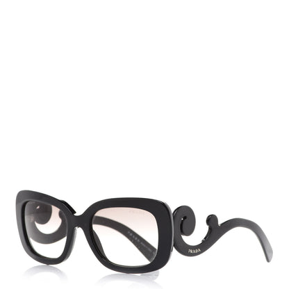 Prada Acetate Baroque Sunglasses SPR 27O Black 1 of 7