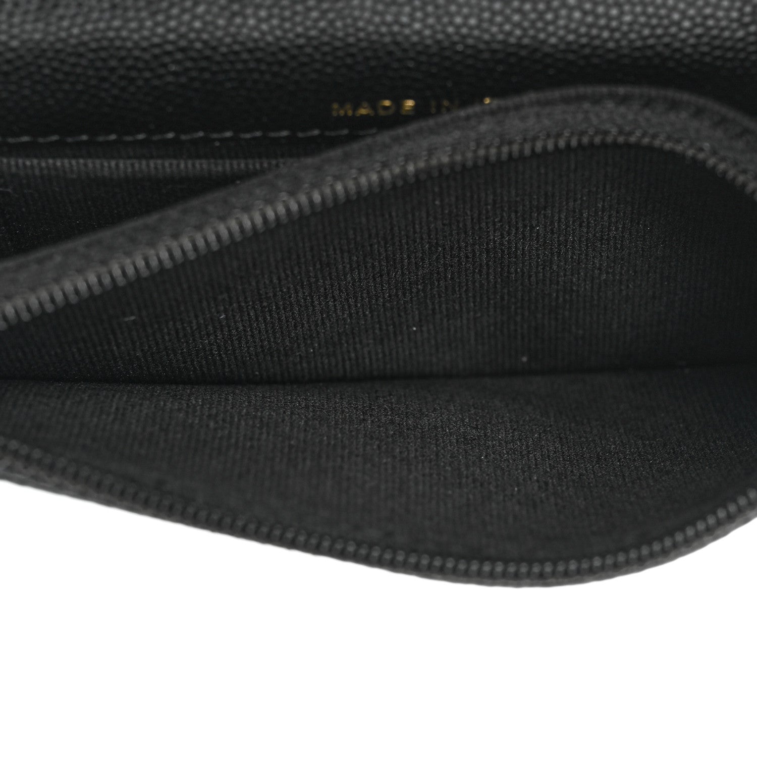 Chanel Caviar Quilted Pocket Twins Clutch With Chain Black 6 of 11