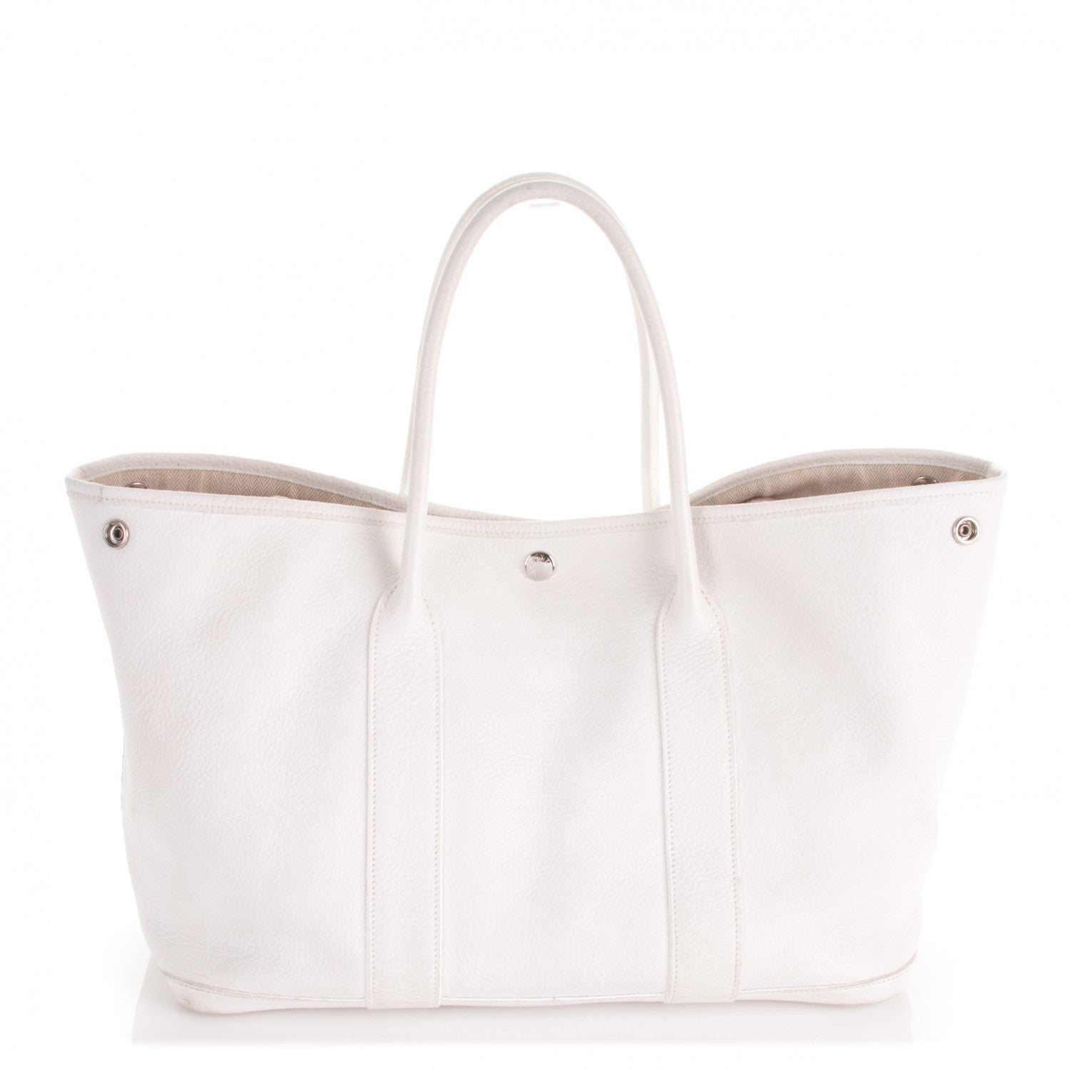 Hermes Negonda Garden Party Tote 36 MM White 2 of 12