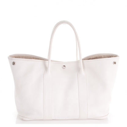 Hermes Negonda Garden Party Tote 36 MM White 2 of 12