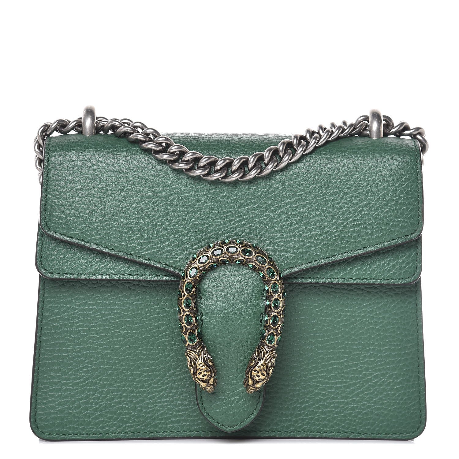Gucci Calfskin Mini Dionysus Shoulder Bag Emerald 1 of 9