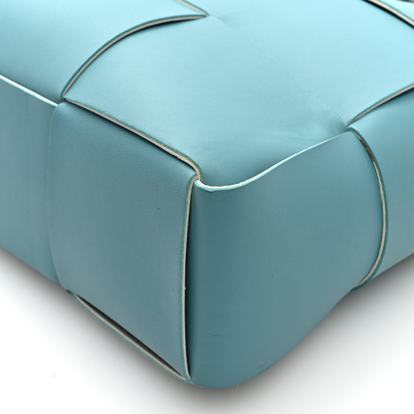 Nappa Maxi Intrecciato Large Arco Tote Linoleum