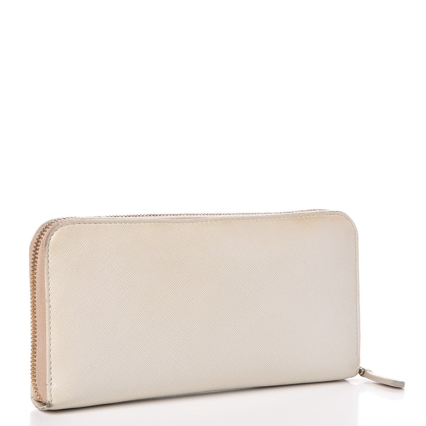 Saffiano Metal Zip Around Wallet Talco