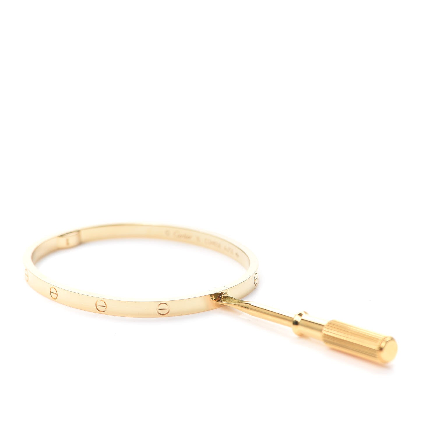 Cartier 18K Yellow Gold Small LOVE Bracelet 16 4 of 6