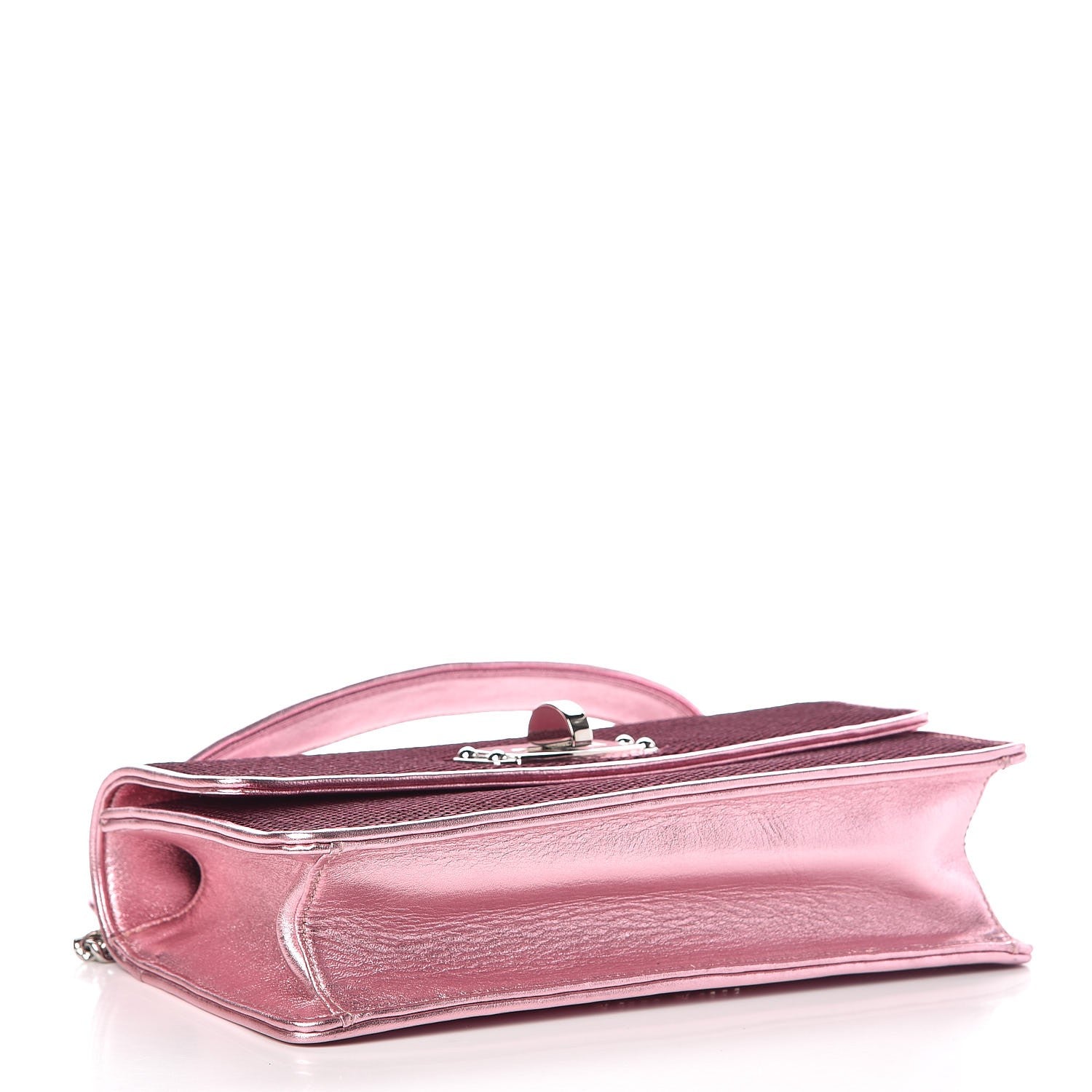 Miu Miu Paillettes Sequin Cleo Top Handle Rosa 4 of 6