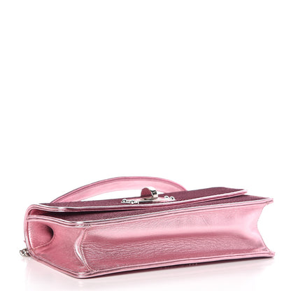 Miu Miu Paillettes Sequin Cleo Top Handle Rosa 4 of 6