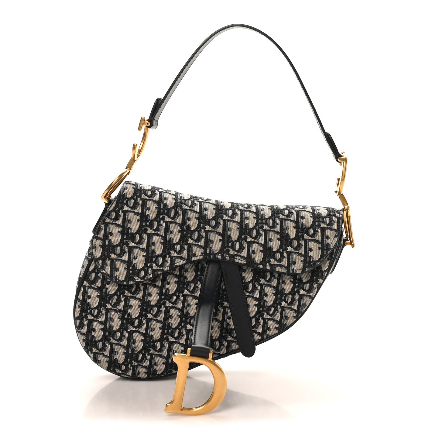 Oblique Saddle Bag Blue