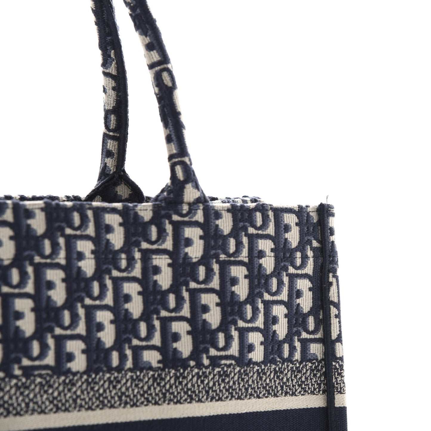 Oblique Medium Book Tote Blue Multicolor