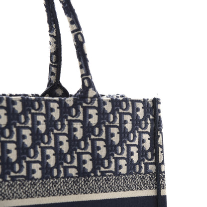 Christian Dior Oblique Medium Book Tote Blue Multicolor 8 of 11