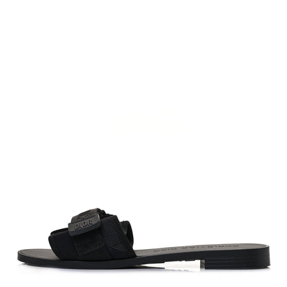 Christian Dior Technical Stretch Fabric Camouflage Dio(r)evolution Slide Sandals 38 Black Military 1 of 9