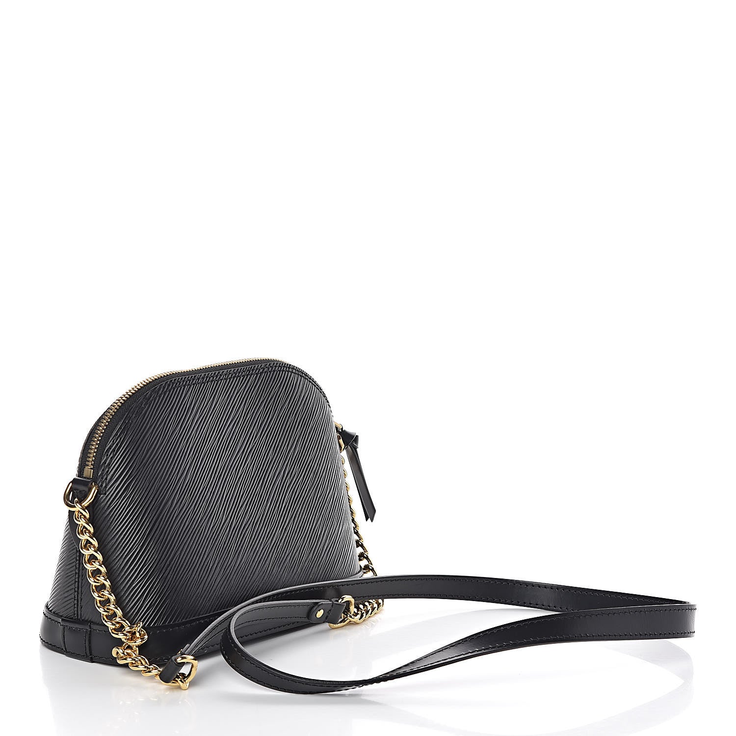 Louis Vuitton Epi Alma Mini Black 3 of 9
