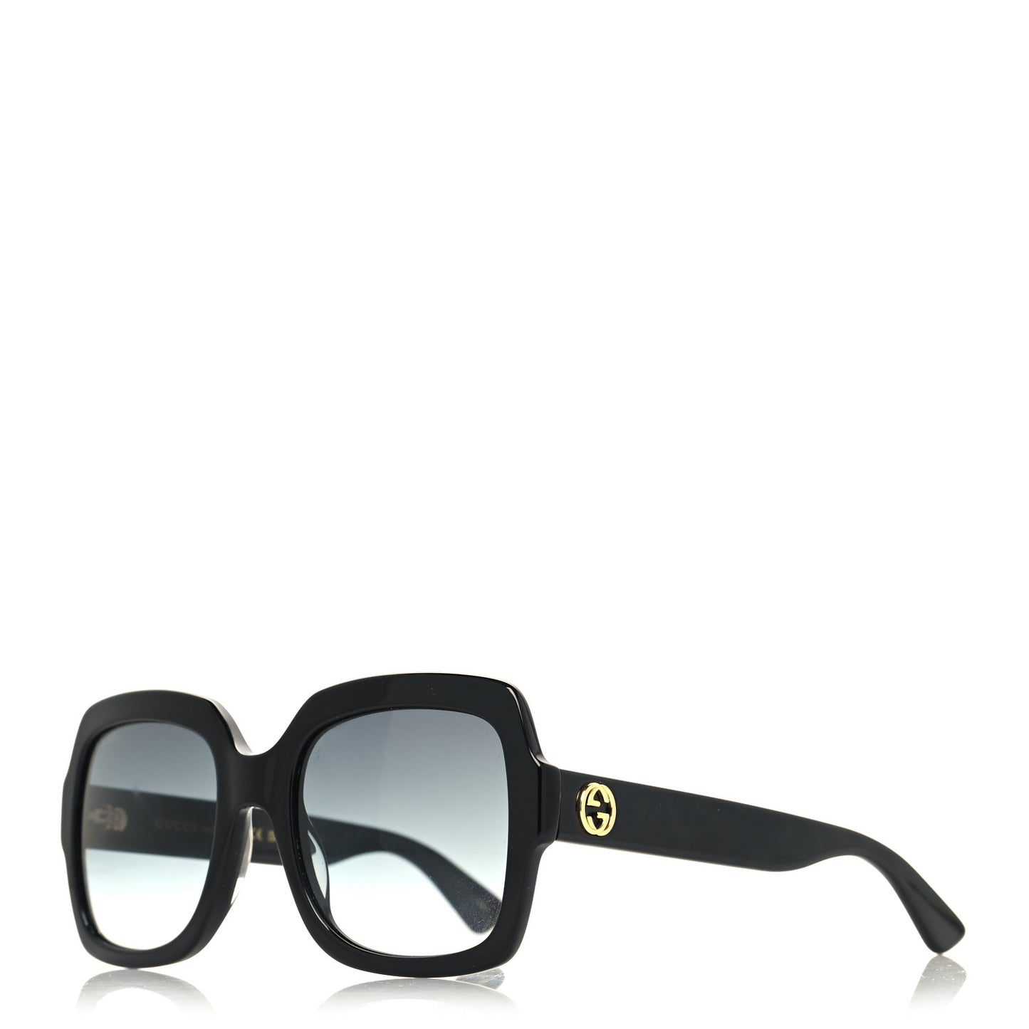 Acetate Square Frame Sunglasses GG0036S Black
