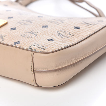 MCM Visetos Medium Essential Shoulder Bag Beige 13 of 17
