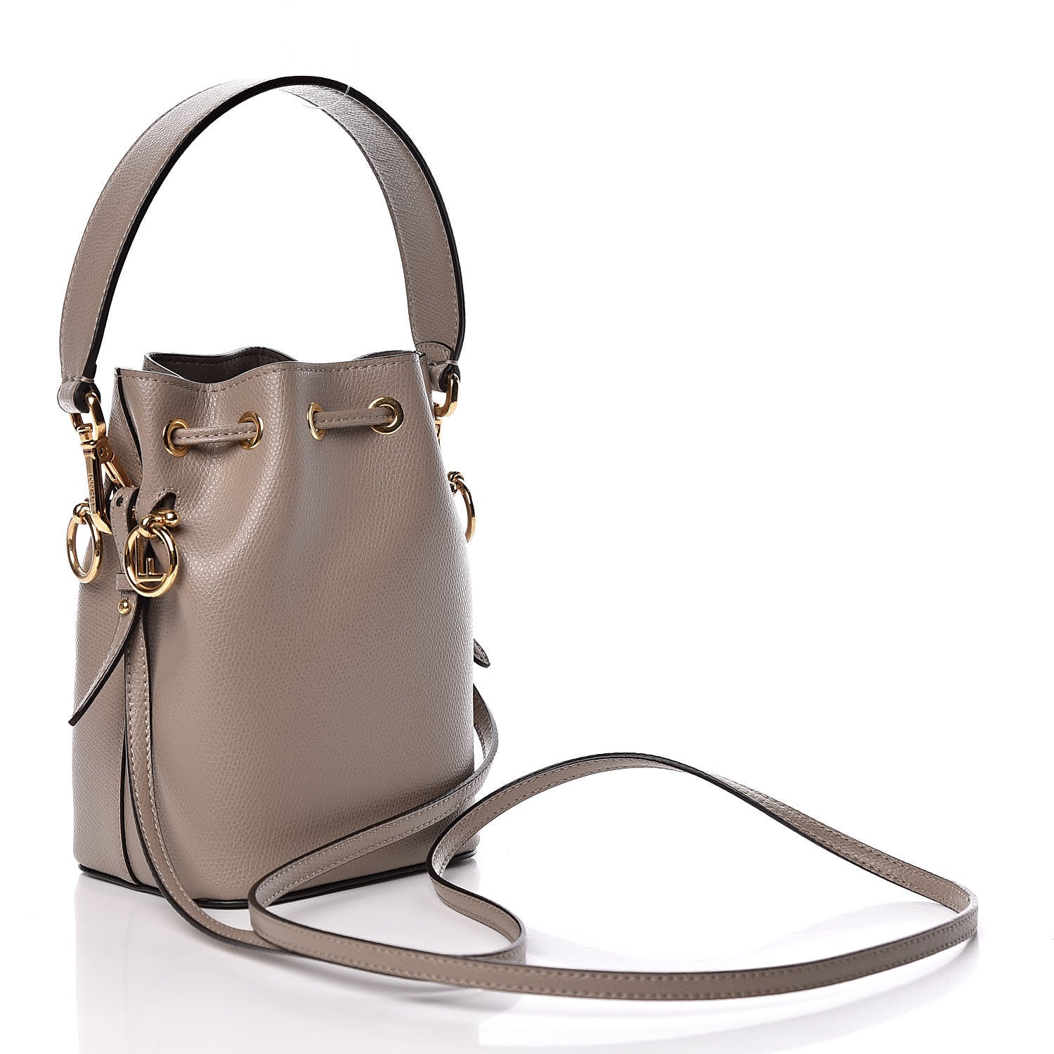 Fendi Vitello Cruise F is Fendi Mini Mon Tresor Bucket Bag Tortora 3 of 14