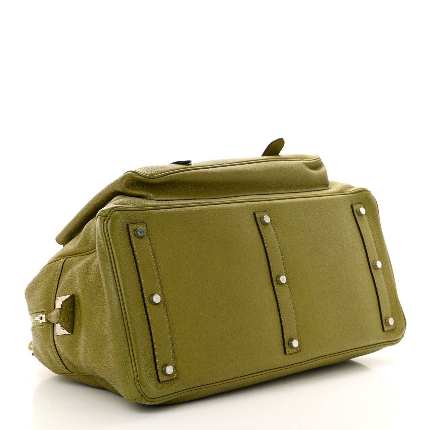 Hermes Taurillon Clemence Steve 45 Vert Chartreuse 4 of 16