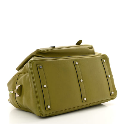 Hermes Taurillon Clemence Steve 45 Vert Chartreuse 4 of 16