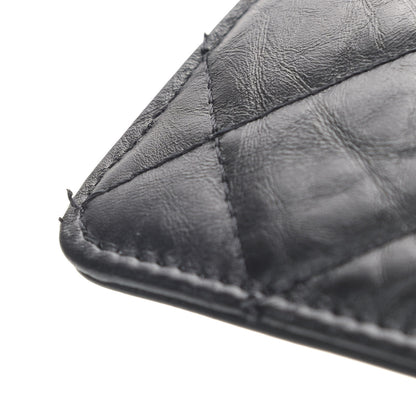 Chanel Aged Calfskin Reissue Wallet On Chain WOC Black 11 of 11