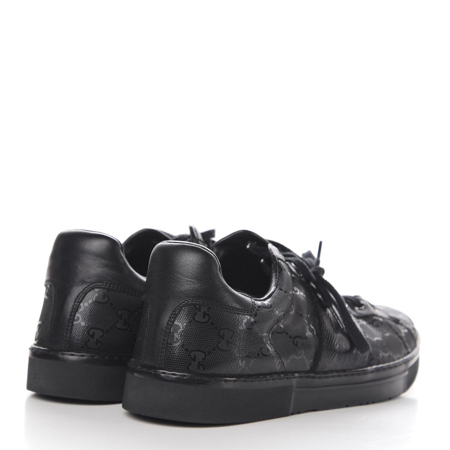 Imprime Monogram Mens Sneakers 9.5 Black