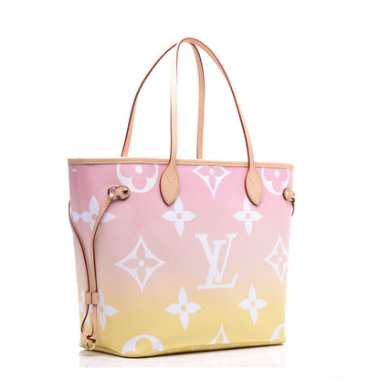 Louis Vuitton Monogram Giant By The Pool Neverfull MM Light Pink 3 of 10