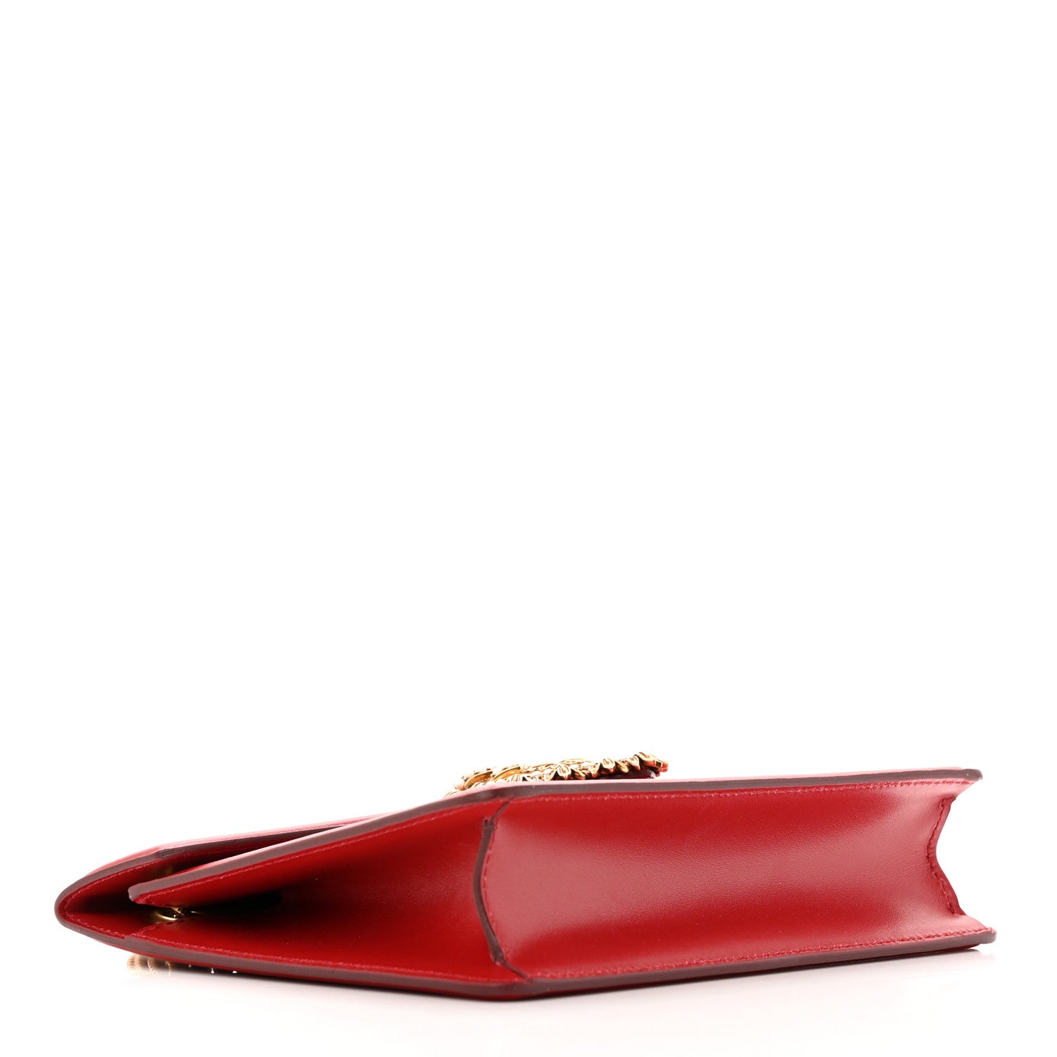 Dolce & Gabbana Smooth Calfskin Medium Devotion Crossbody Bag Poppy Red 4 of 15