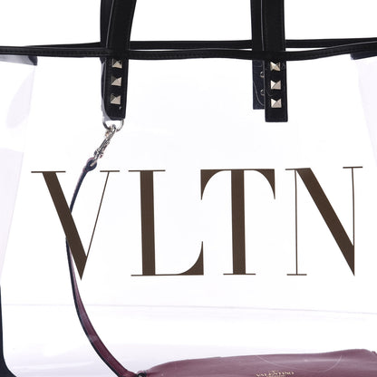 Valentino Garavani Plexy VLTN Shopping Bag Transparent 8 of 10