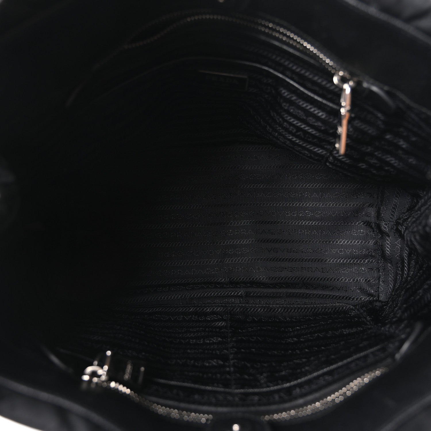 Prada Nylon Tessuto Impuntu Quilted Tote Black 5 of 11