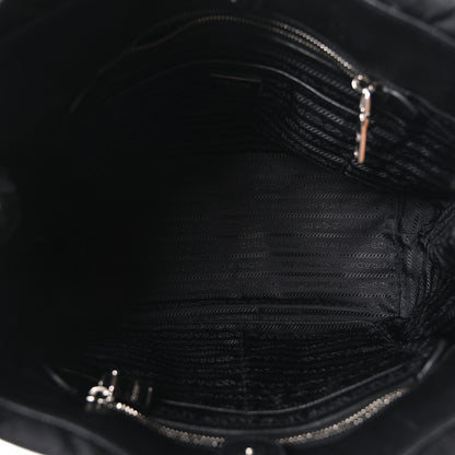Prada Nylon Tessuto Impuntu Quilted Tote Black 5 of 11