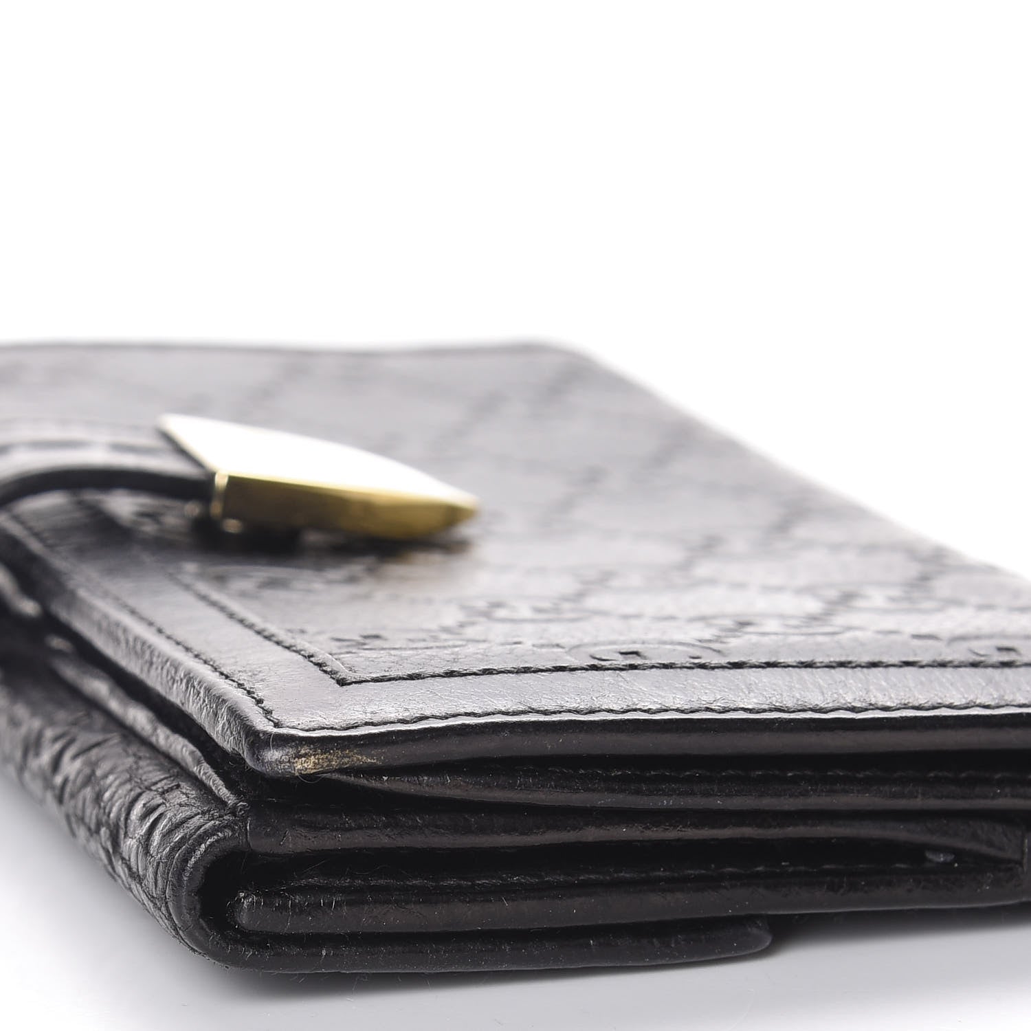 Gucci Guccissima Signoria Continental Wallet Black 8 of 10