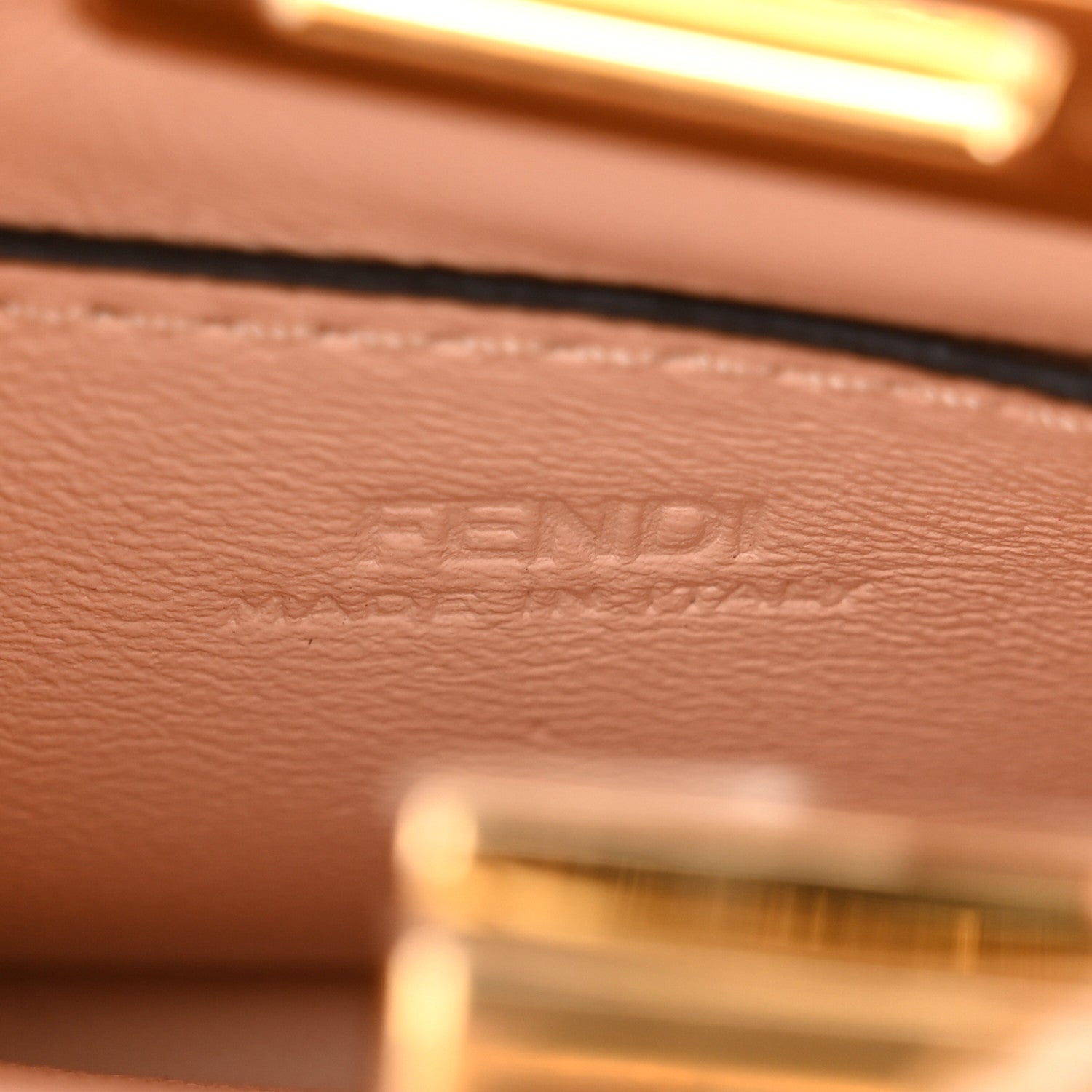 Fendi Glazed Fabric FF Bikini Girls Inlay Nano Peekaboo Maxi Handle Satchel Bianco Perla Multicolor 6 of 11