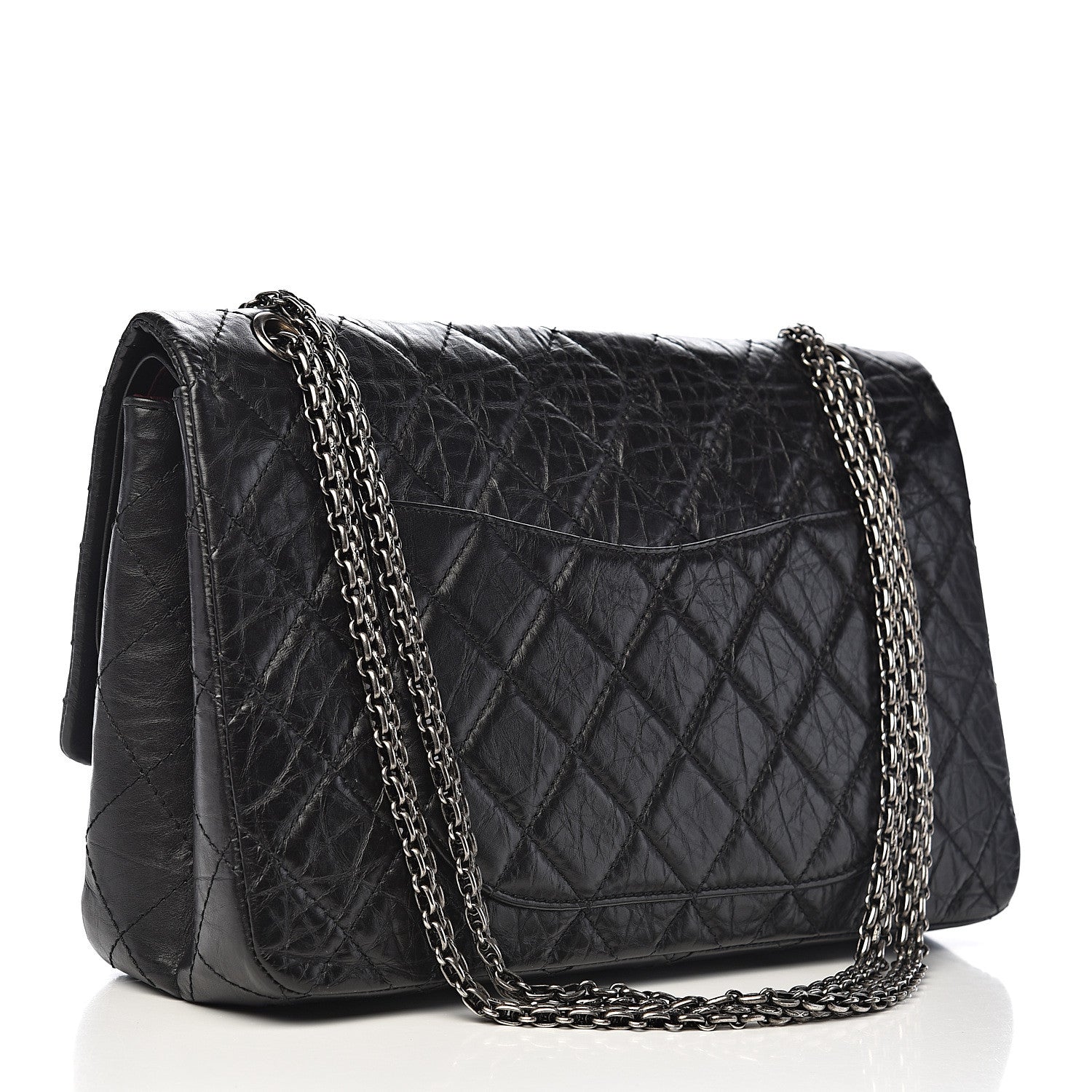 Chanel Aged Calfskin Quilted 2.55 Reissue 227 Flap Black 3 of 13