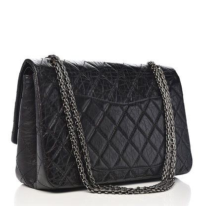 Chanel Aged Calfskin Quilted 2.55 Reissue 227 Flap Black 3 of 13