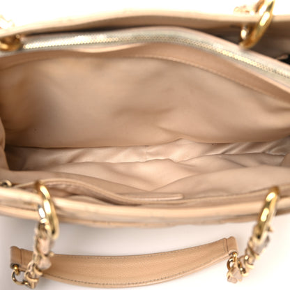 Chanel Caviar Quilted Grand Shopping Tote GST Beige 5 of 10