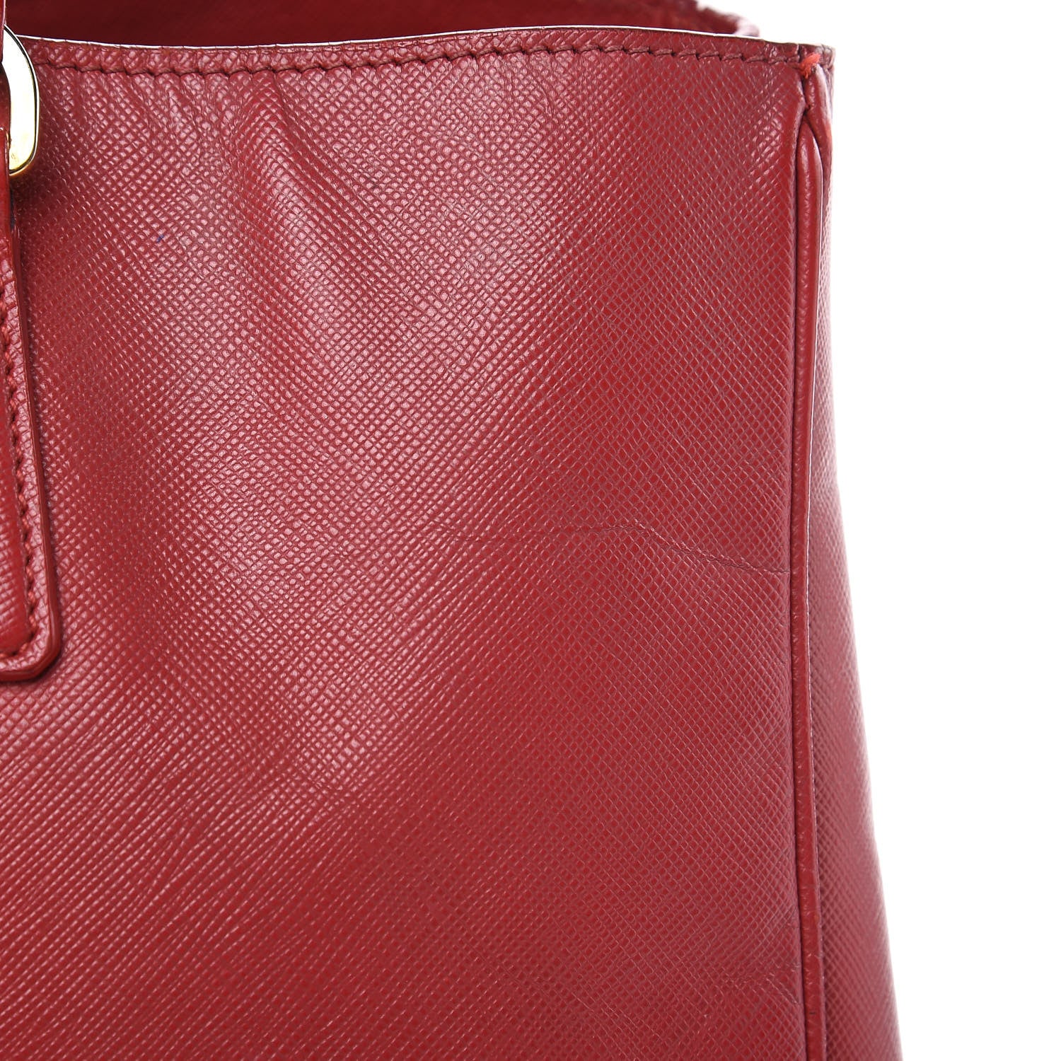 Prada Saffiano Lux Large Tote Fuoco 17 of 24