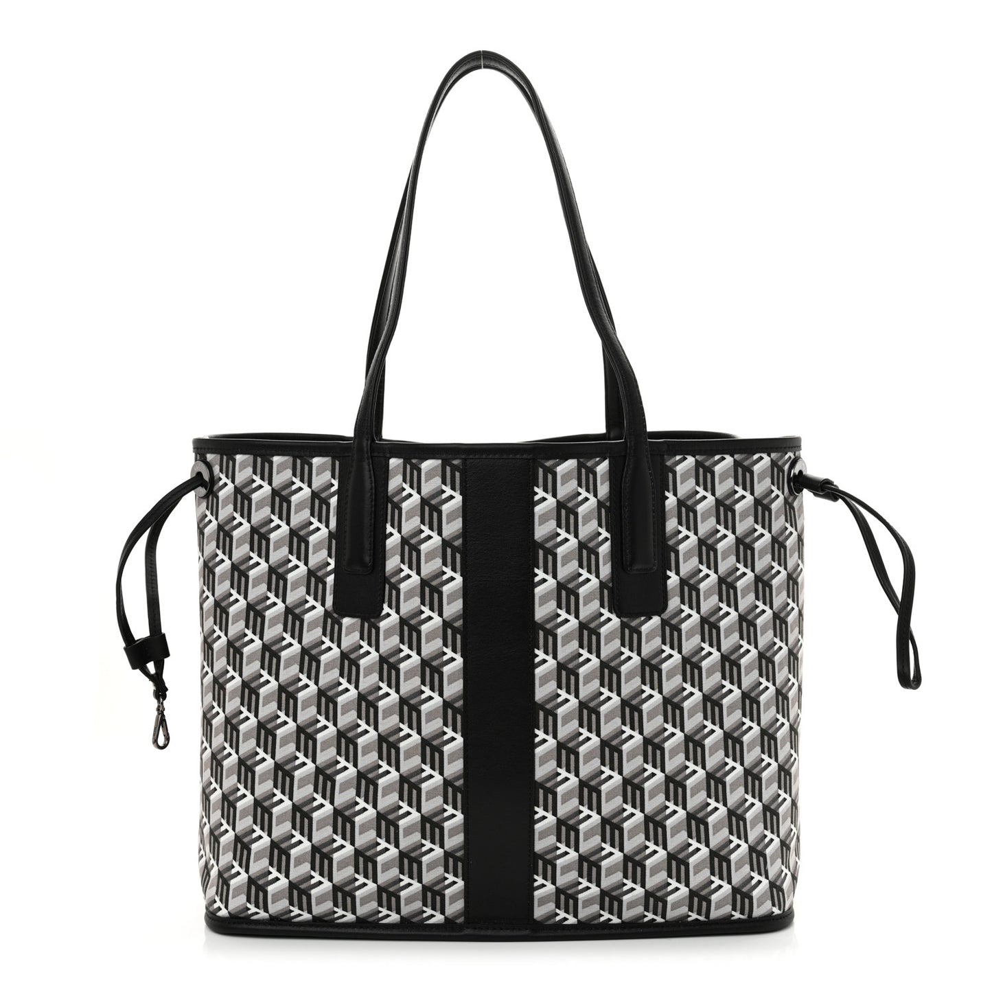 Visetos Medium Liz Reversible Shopper Tote Black