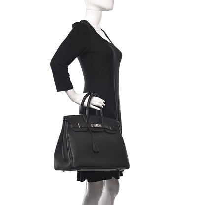 Hermes Togo Birkin 35 Black 2 of 28