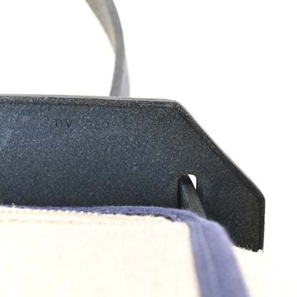 Hermes Military Toile Vache Hunter Herbag Zip Retourne PM Bleu De France Ecru 8 of 12