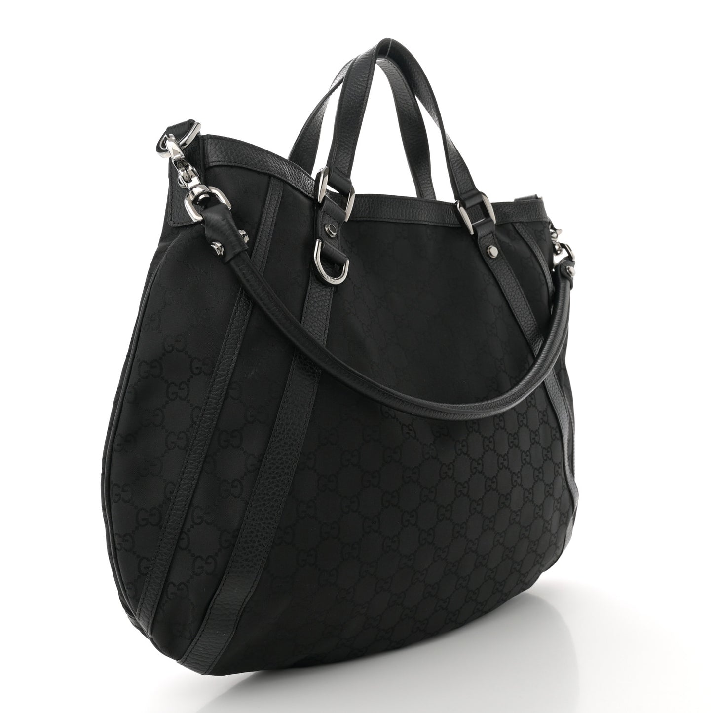 Monogram Medium Abbey Convertible Tote Black
