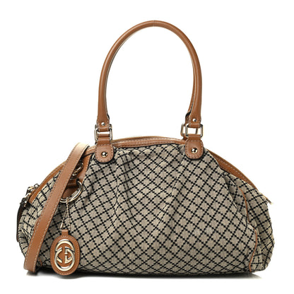 Gucci Diamante Medium Sukey Boston Brown 1 of 11