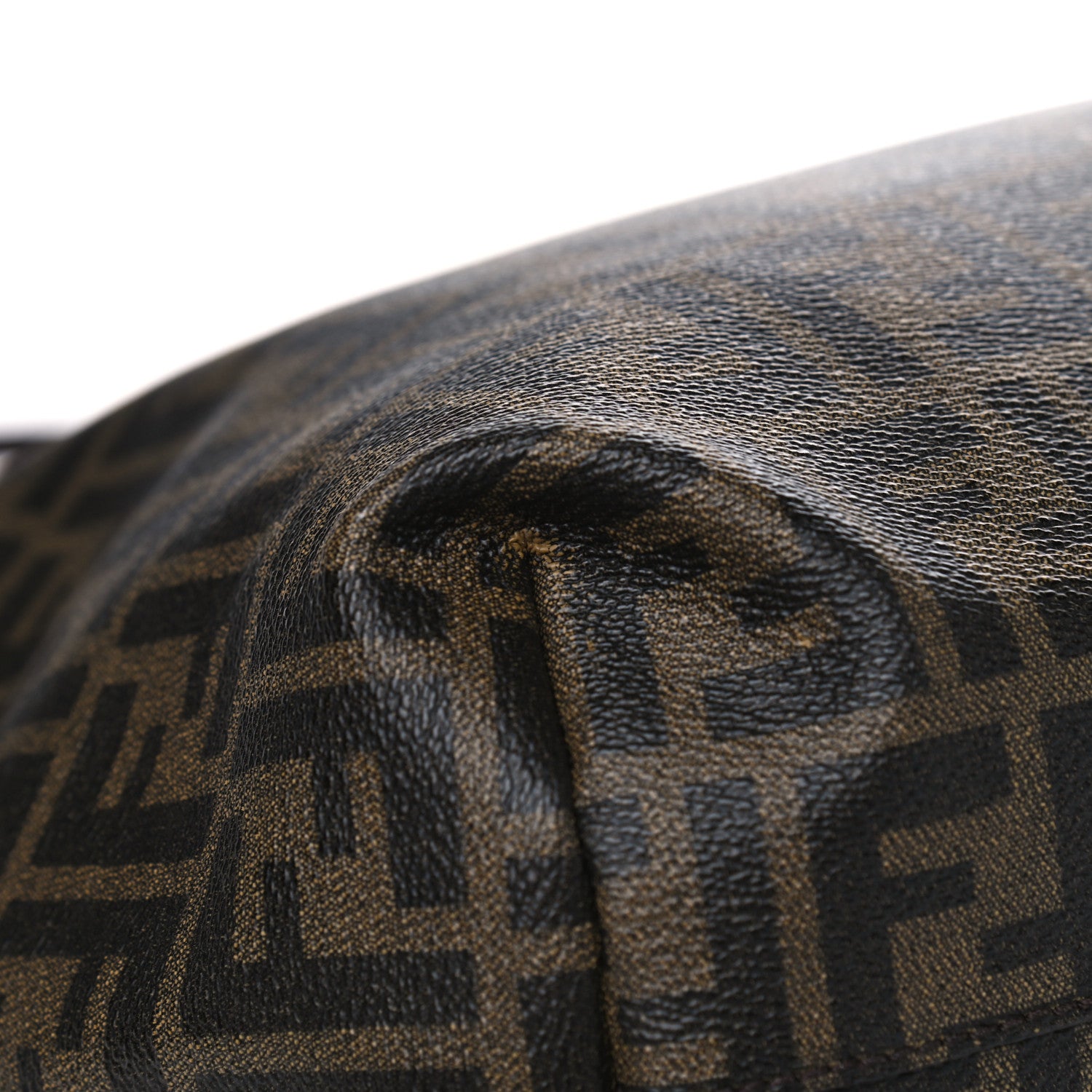 Fendi Zucca Spalmati Small Roll Tote Tobacco Fuxia 8 of 11