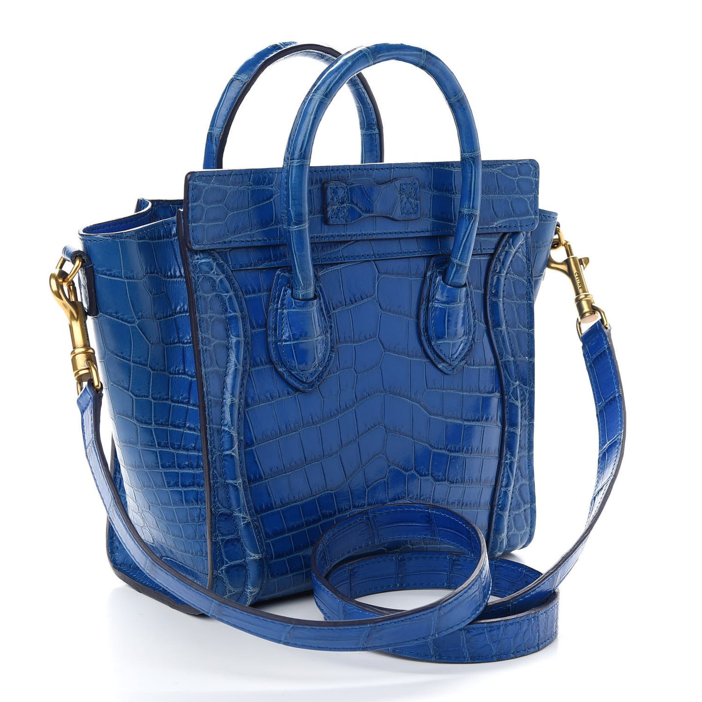 Crocodile Nano Luggage Blue