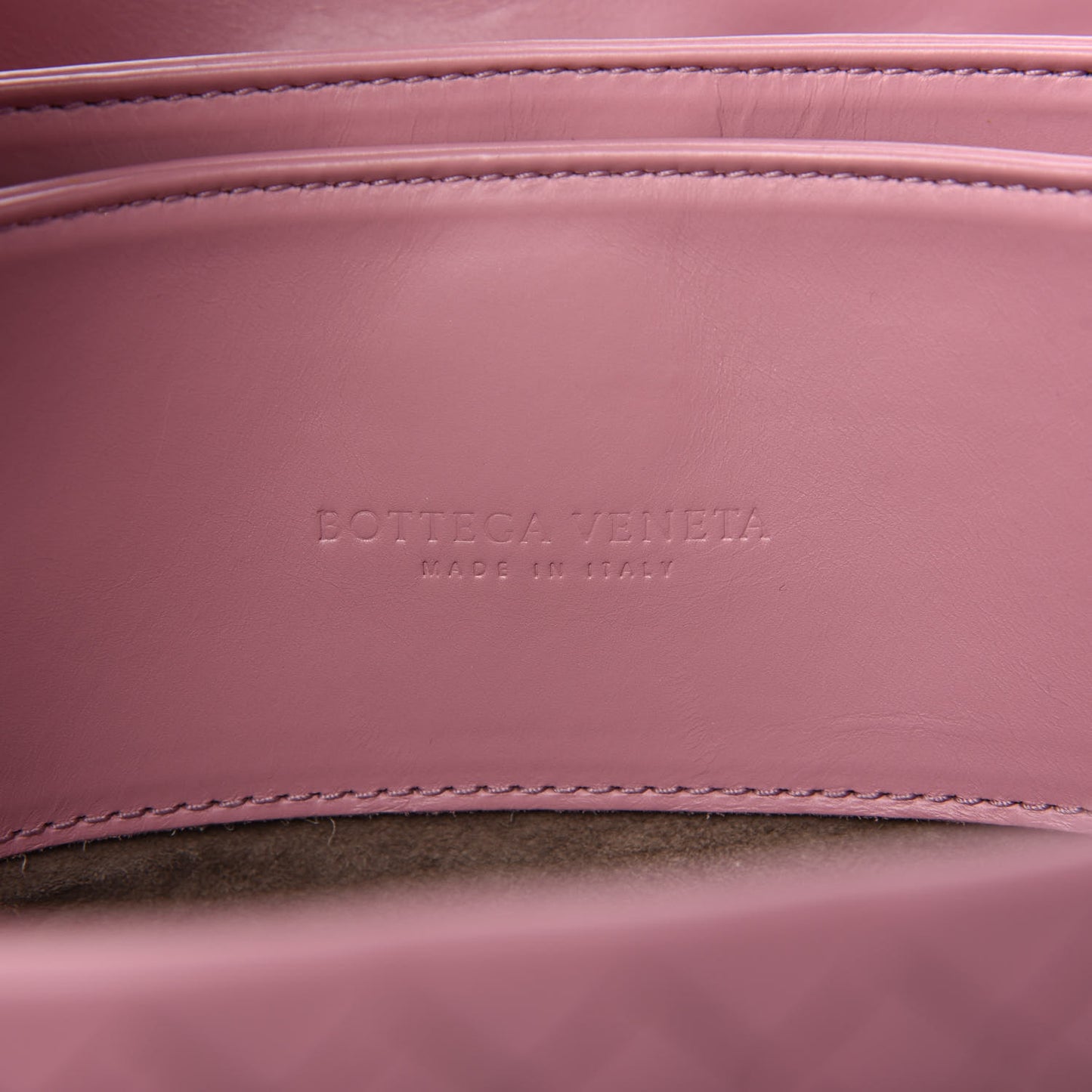 Nappa Intrecciato Small Roma Tote Mallow