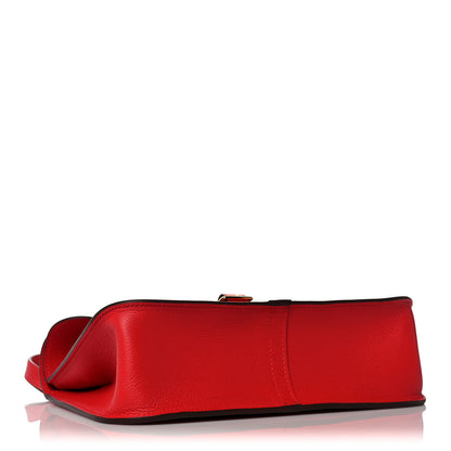 Hermes Evercolor Halzan 25 Rouge De Coeur 5 of 11