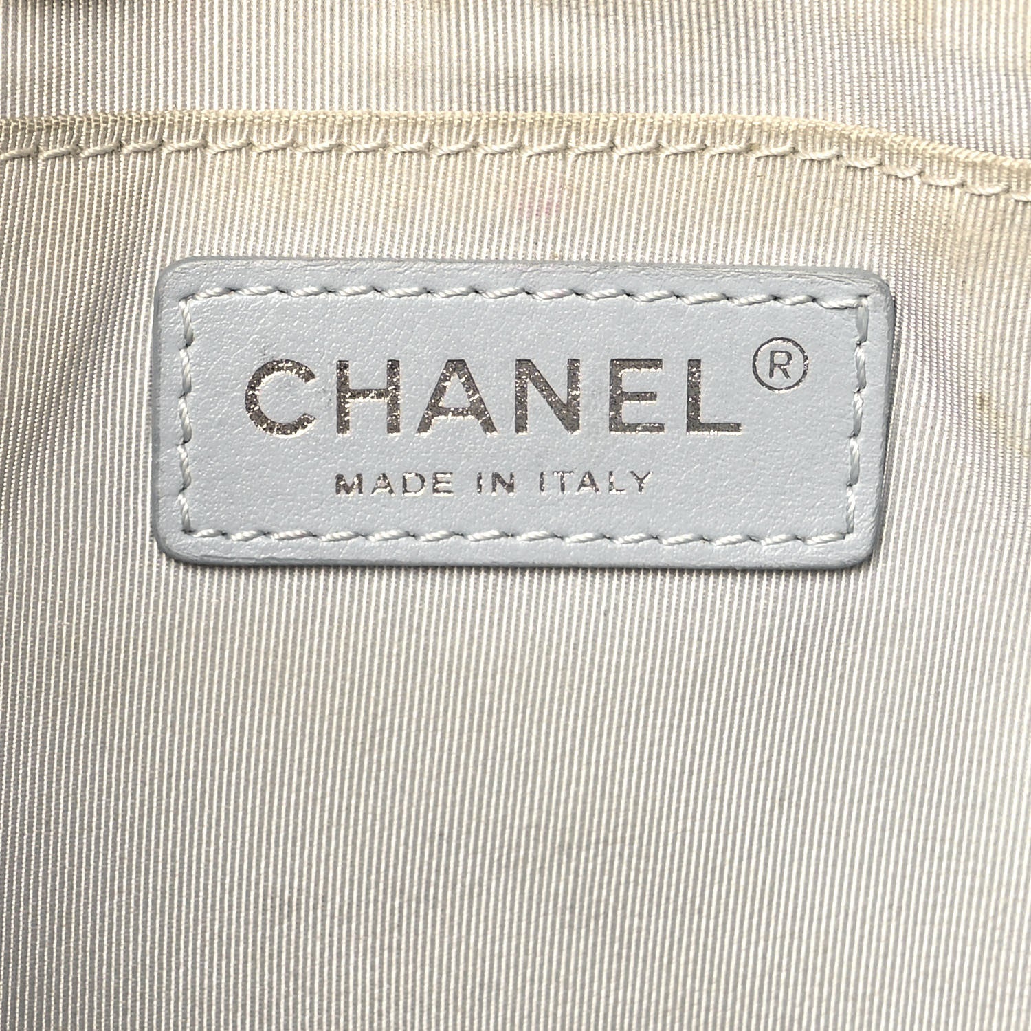 Chanel Metallic Grained Calfskin Quilted Casual Rock Waist Bag Fanny Pack Silver 5 of 9